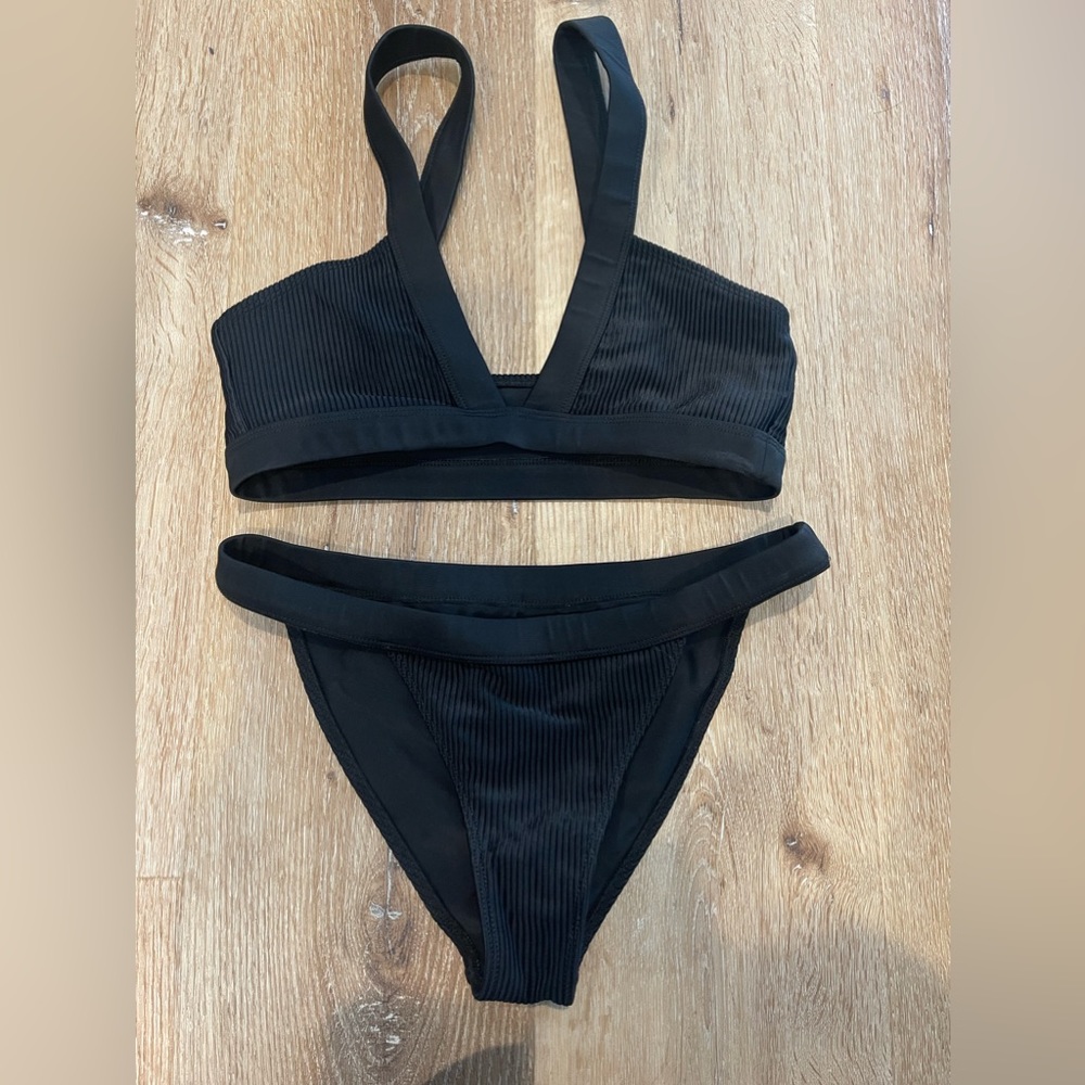 Brand new tularosa denim suit from revolve. NEVER WORN
